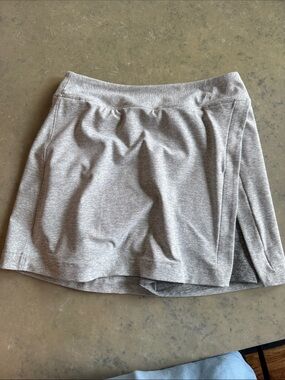 Outdoor Voices Athletic Grey Skort - Light Heathered Grey
